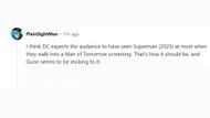 PlainSightMan on Reddit about Man of Tomorrow x Peacemaker Season 2